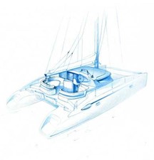 40' 2007 Fountaine Pajot Lavezzi 7 3-D Drawing