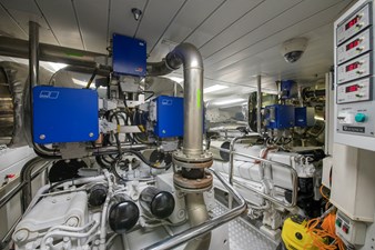 La Rubia 17 La Rubia Interior – Engine Room