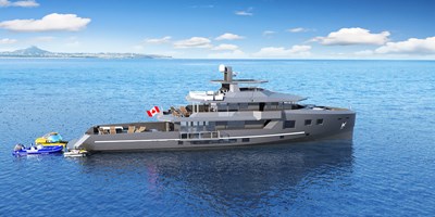 All Ocean Yachts-Bray Ocean Rover 132 0 Side Profile