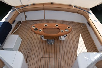 CAZADORA 9 Cockpit View from Bridge Deck    