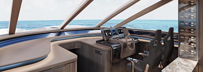 Aquitalia 78 12 Helm station upclose