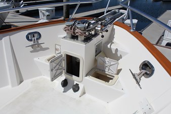 RED OCTOBER 11 Bow stowage lockers/washdown