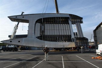 85' 2008 Yapluka 85 Double Deck 4 Turning of Hulls
