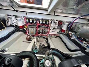 LUNA 38 LUNA, 2013 Hunt Yachts Harrier 36: Engine Room Forward