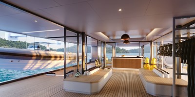 Xplorer 60 23 Damen Yachting SeaXplorer 60 Main Deck Aft dive deck