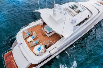 Horizon RP120 8 Horizon RP120 aerial view of the boat deck. 