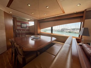 MAJOR AFFAIR 27 Sunseeker 90 Yacht Mine Deck Dining Area