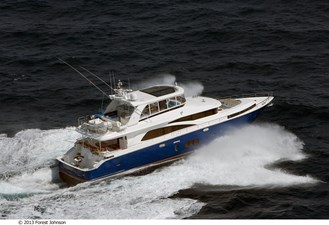 JOHNSON 80' FLYBRIDGE w/FISHING COCKPIT  0 Running