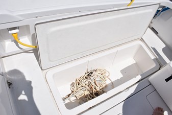 RAMPAGE 48 Starboard underdeck box with stern anchor