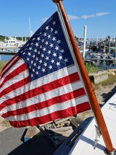 ABLE II 32 Ensign and Bette Fleming Teak Staff