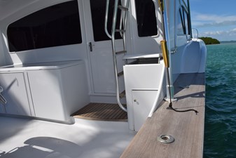 LOW BIDDER X  2 Teak coverboards, non-skid cockpit deck 