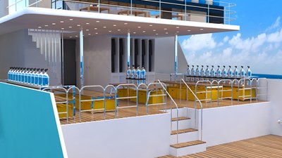 43 M Yacht 22 dive deck 2