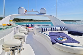 Moonraker 14 Moonraker Flybridge Aft Sunning 