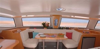 36' 2007 Fountaine Pajot MAHE 4 Spacious and Airy Saloon