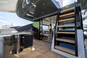 Athena 46 Stairs to Flybridge