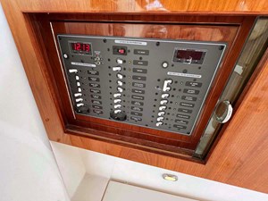LUNA 33 LUNA, 2013 Hunt Yachts Harrier 36: Electrical Panel at Helm