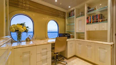 I Love This Boat 30 Master cabin Office