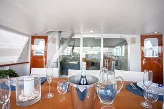 SOVEREIGN 9 Aft Deck Dining