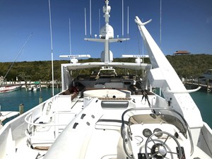 MON SHERI  71 Boat Deck Looking Forward 