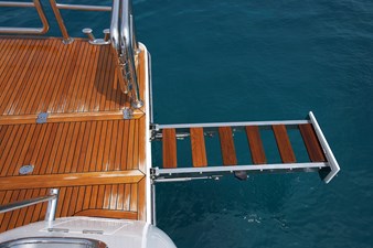 JOHNSON 110 FLYBRIDGE  15 Swim ladder