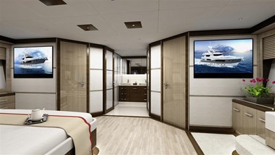 All Ocean Yachts BC 103 Multi Purpose Explorer Fiberglass 11 Master on main deck forward view