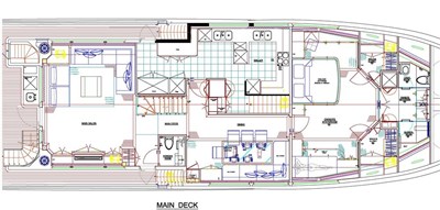All Ocean Yachts BC 103 Multi Purpose Explorer Fiberglass 8 Main deck option with master on main deck and saloon