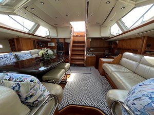 WEATHERLY 36 Facing aft in saloon