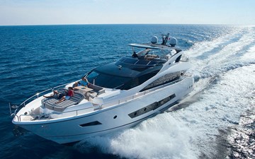 Sunseeker 86 Yacht 0 Stock Photo