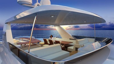 All Ocean Yachts BC 103 Multi Purpose Explorer Fiberglass 18 Flybridge raised seating forward