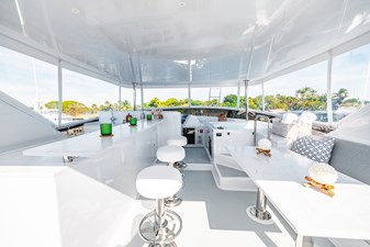 LONE STAR 82 Flybridge Looking Forward