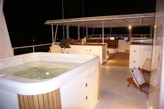 Victoria 31 Flybridge Aft Deck