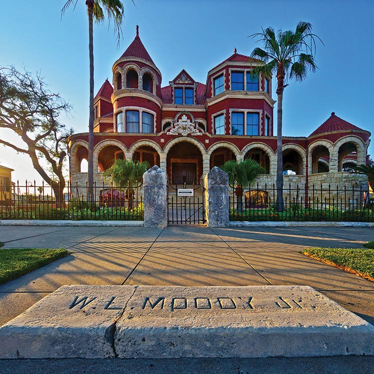 Moody Mansion was built in 1895 and offers tours. Photo: Galveston Island CVB