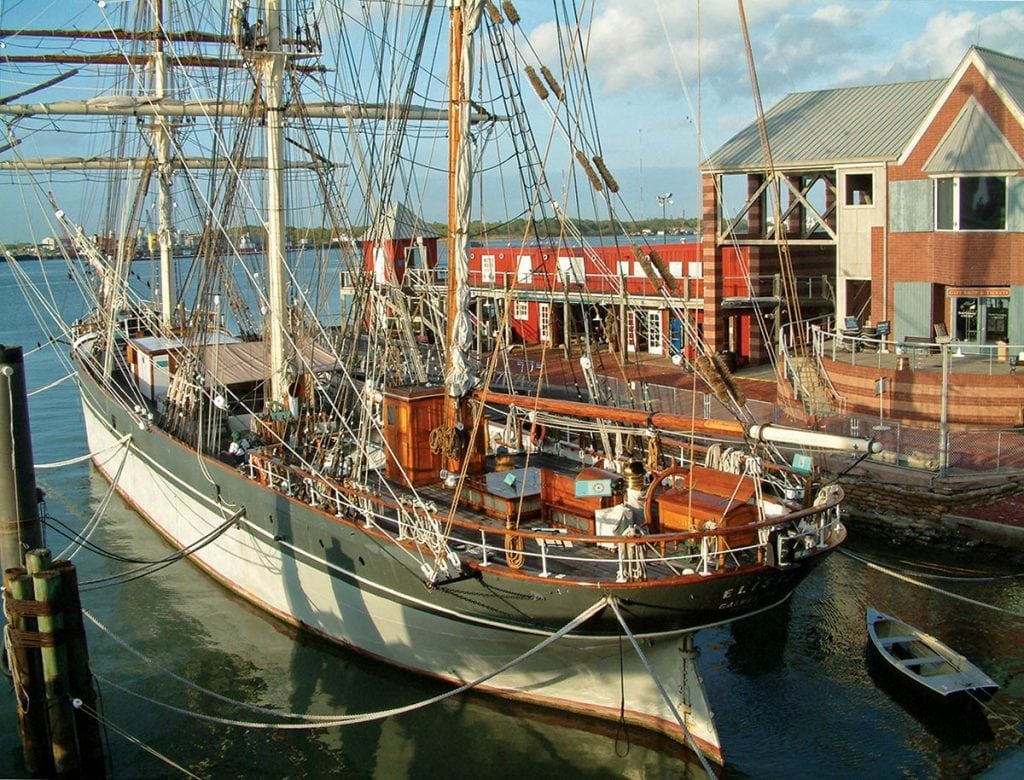 Pier 21 is home to 1877 Tall Ship Elissa. Photo: Troy Gilbert