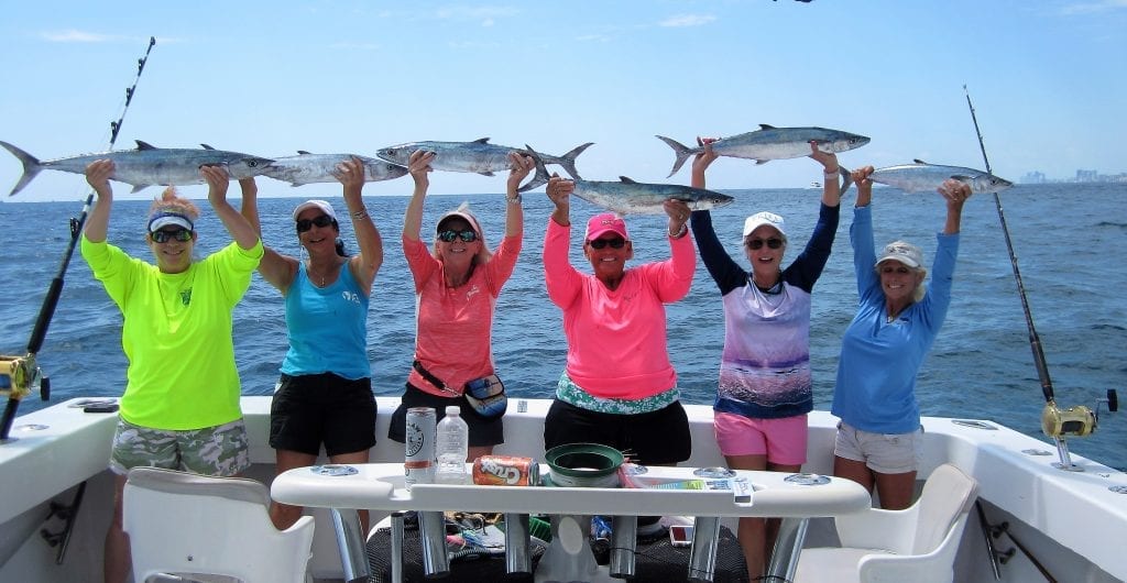 an image of a ladies lets go fishing event