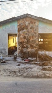 A house near Mangrove Bush, Long Island, is in dire need of repairs post Joaquin.