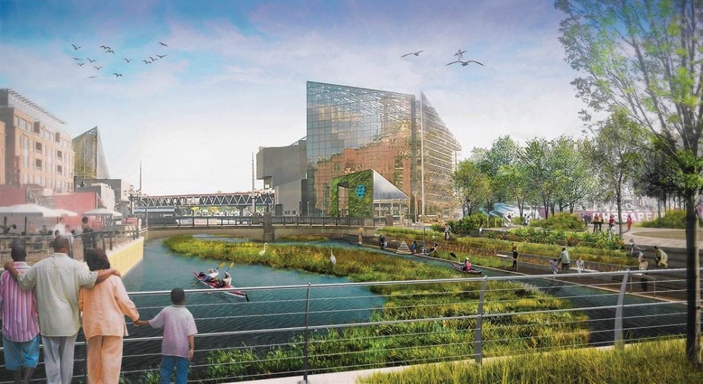 Urban wetland planned for National Aquarium campus