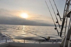 Snook Season Tips, Snook Fishing, The sun rises over the waters of Panama City. Taken on a tagging trip, April 3, 2012, by Amanda Nalley.