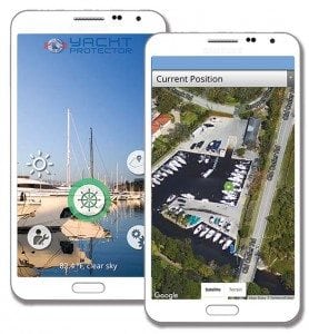 The Yacht Protector app is mobile and user-friendly.