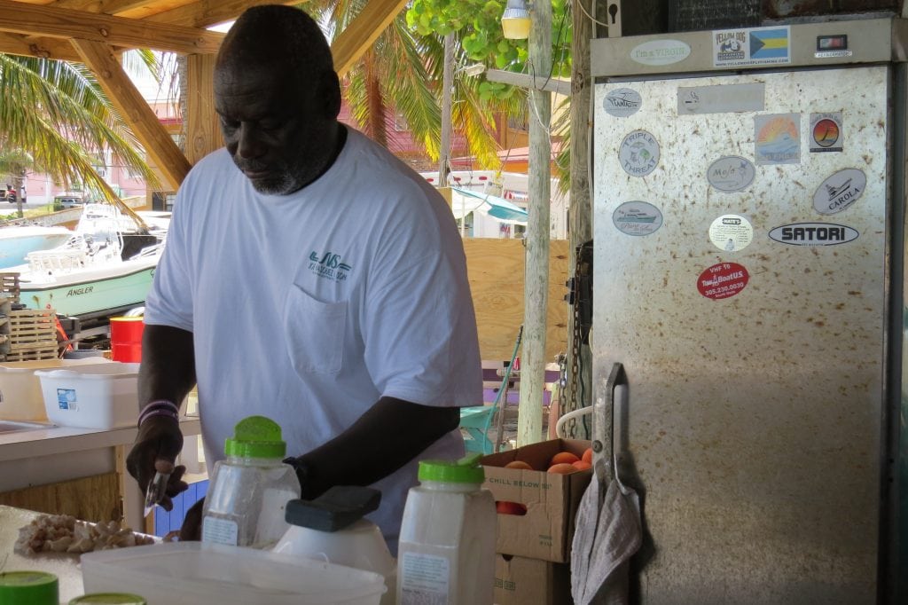 Bimini's best conch salad