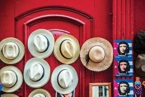 Panama hats in Havana