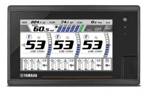 Yamaha partnered with Garmin to power its CL7TM multi-touch display.