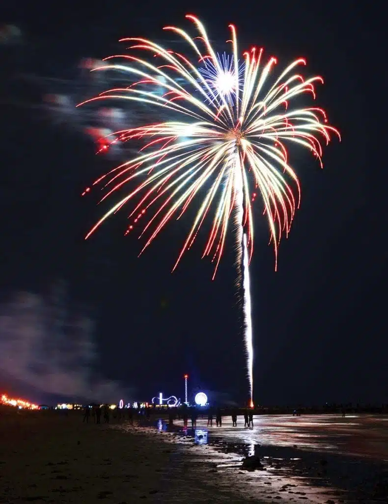 Galveston firework show