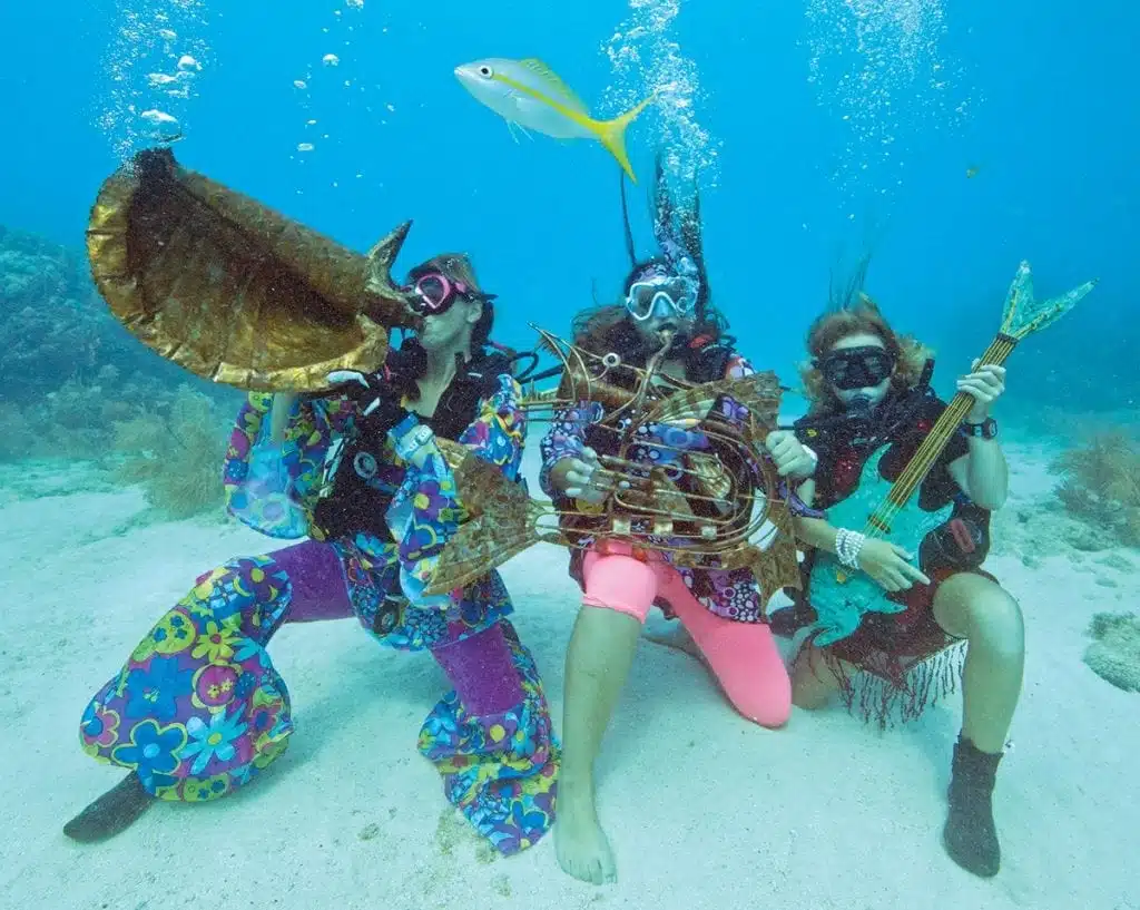 An image of the Underwater Music Festival