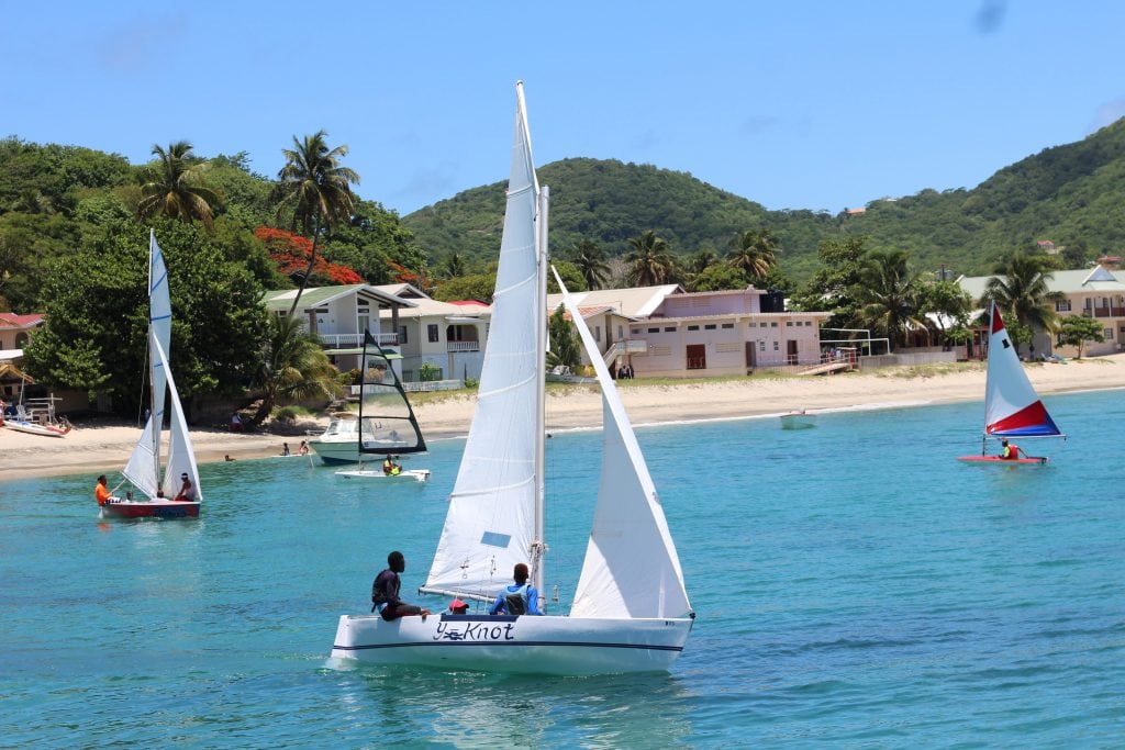 wooden sailboat from the Carriacou Regatta