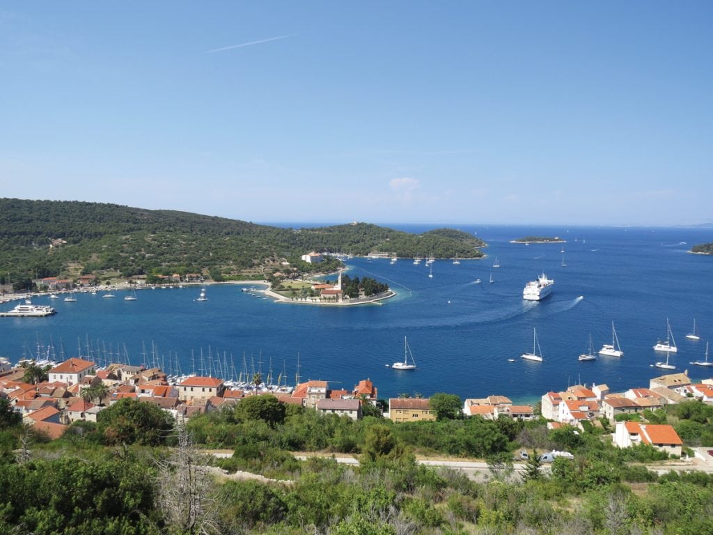Vis Harbor, Croatia, Trogir Castle, Croatia Hva rStary Grad gourmet store,Lavender,Bisovo Blue Cave, Cruising Croatia, charter in Croatia
