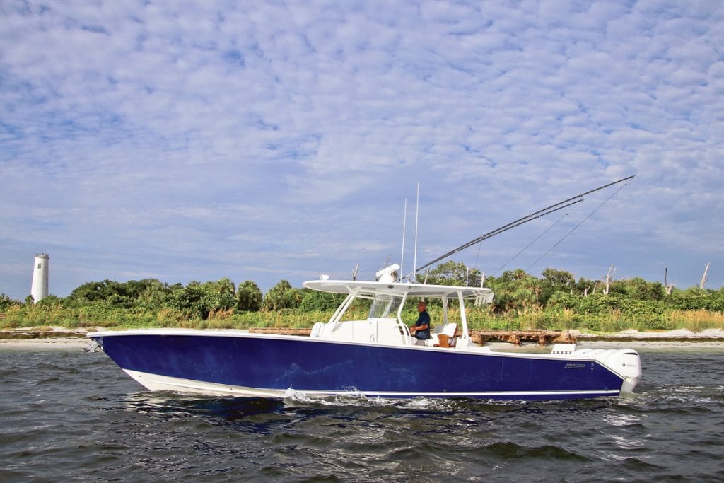 an image of the Jupiter 43 SF from Southern Boating