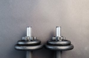 An image of free weights