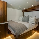 Master Suite on Jichi, one of Paul Mann Custom Boats