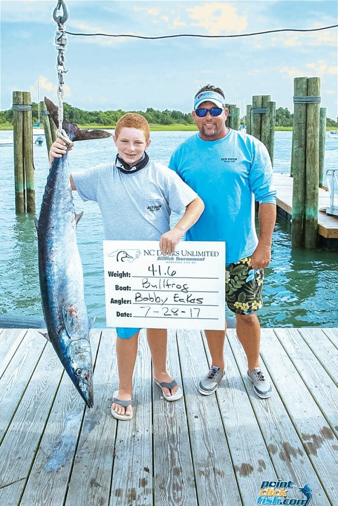 An image of winners at the Band the Billfish Tournament