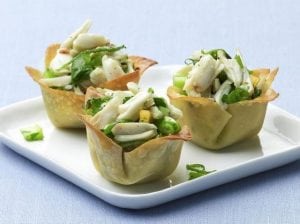 An image of Crab salad cups